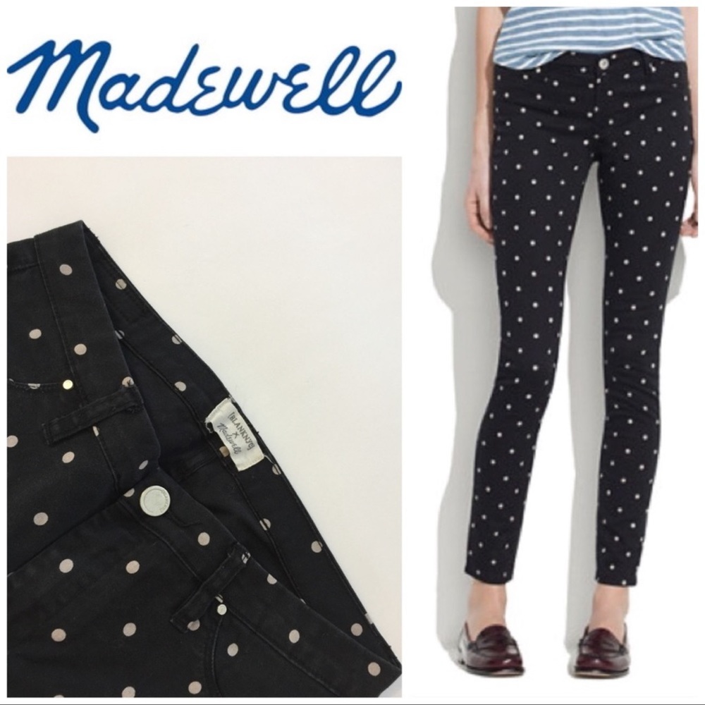 Blank NYC X Madewell | Polka Dot Skinny Jeans